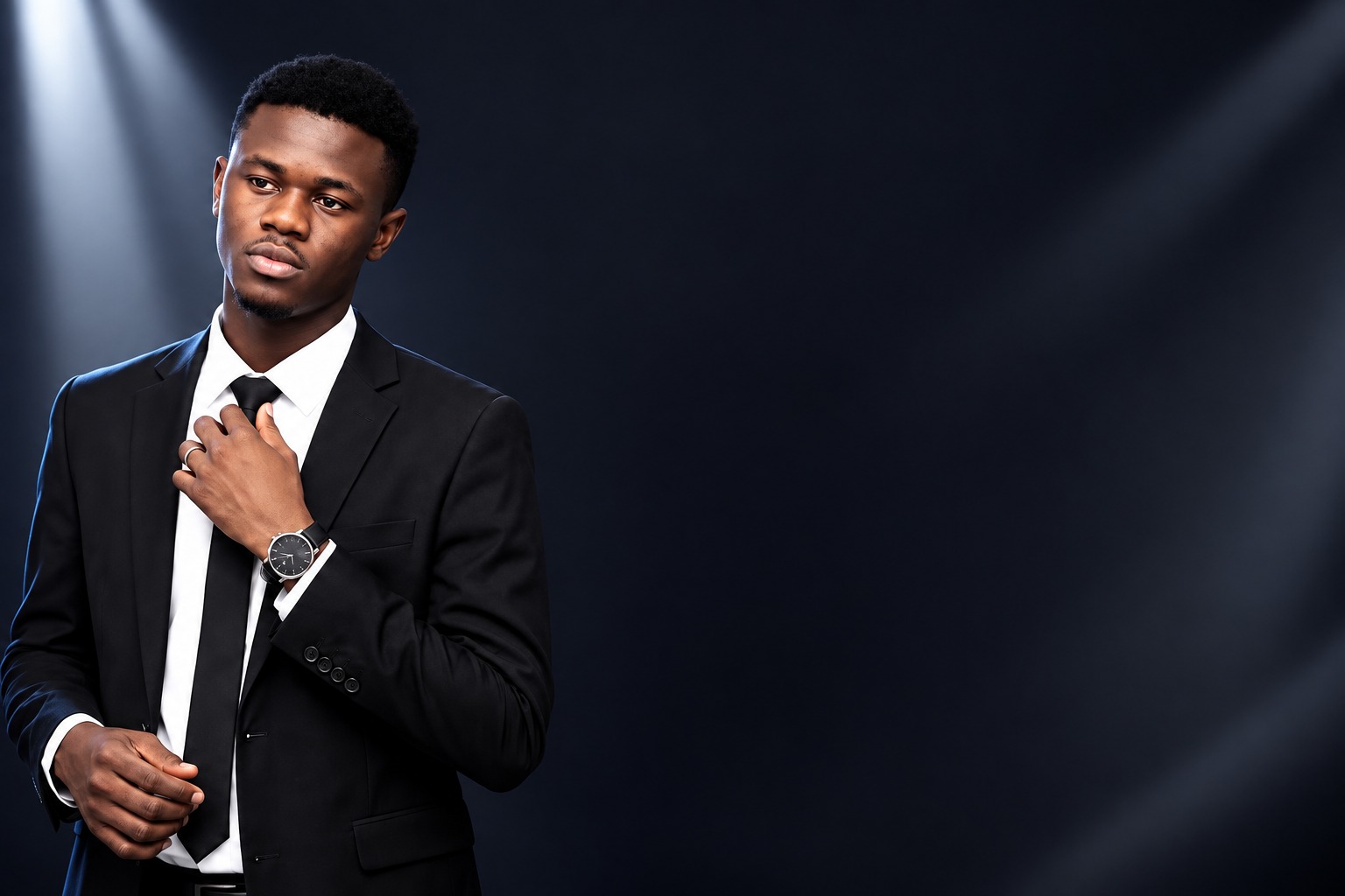 Salif Soumah, portrait studio